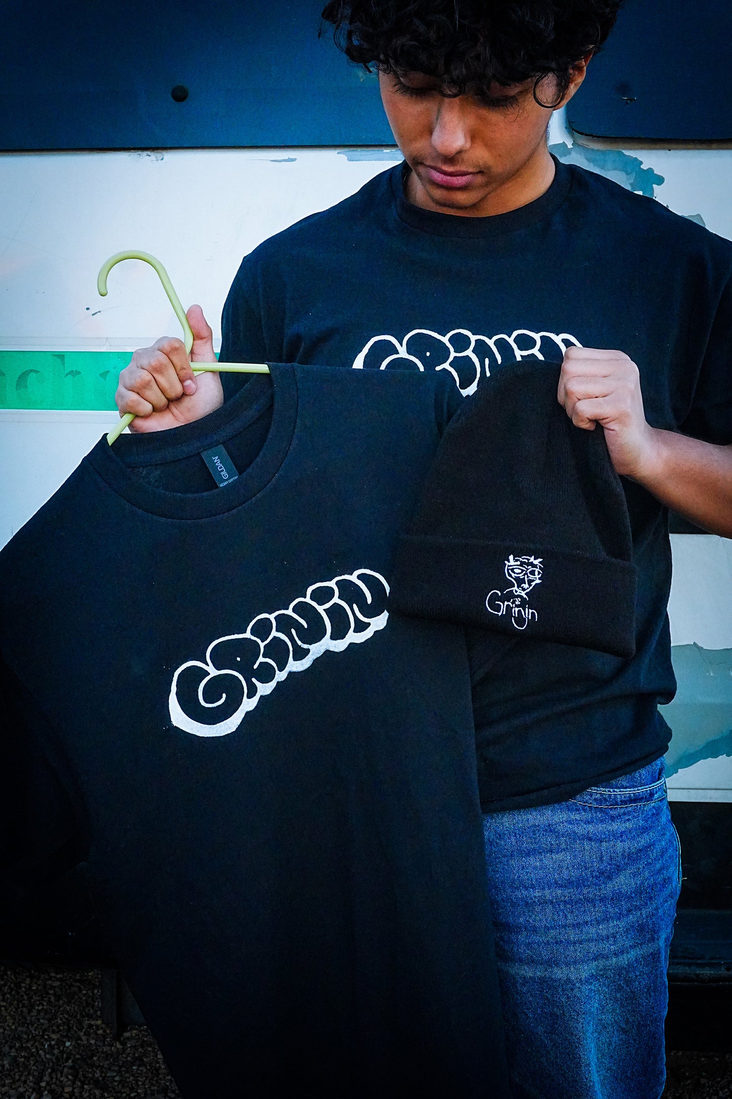 : ̗̀➛Black Grinin T-Shirt: ̗̀➛