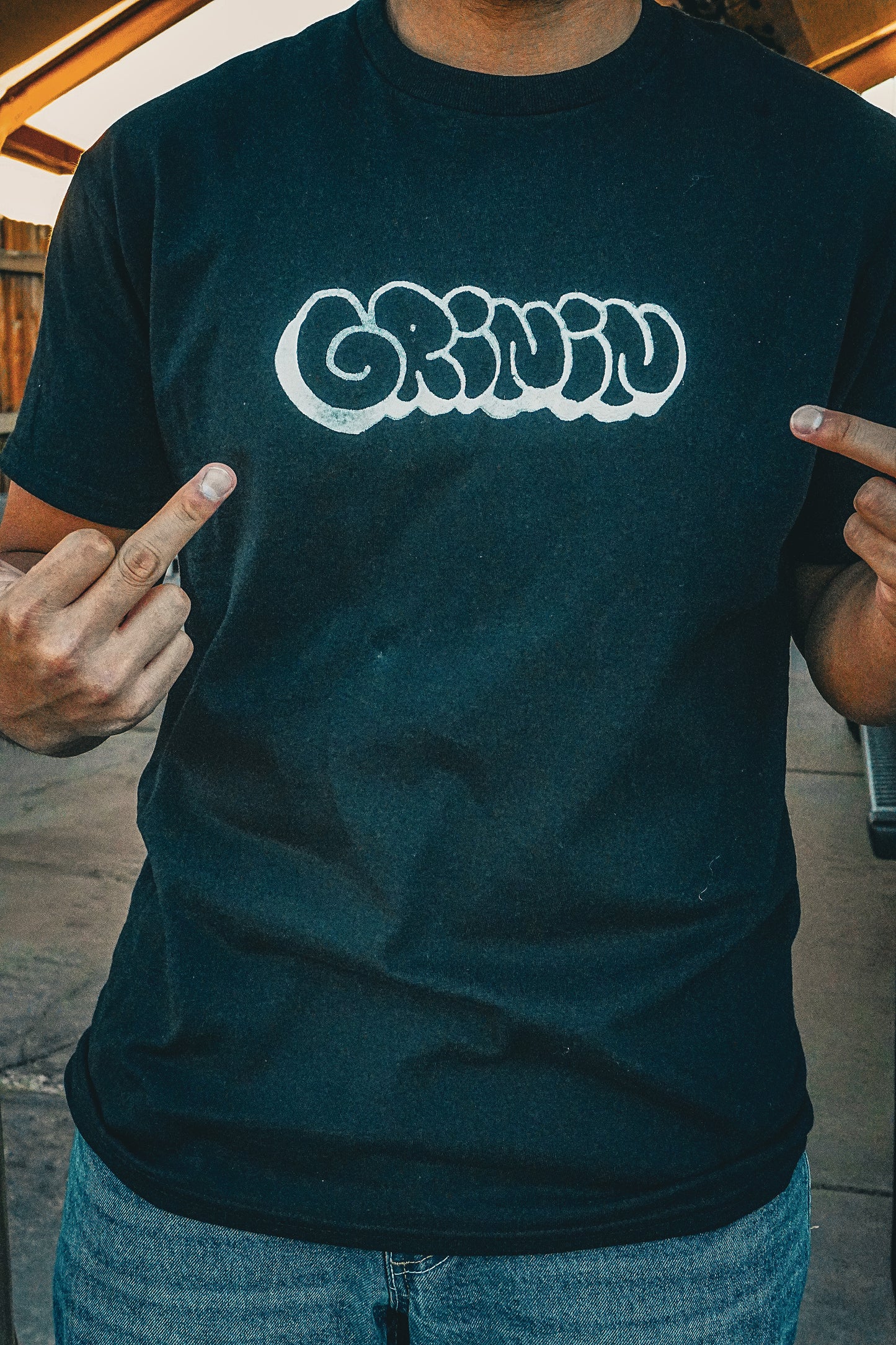 : ̗̀➛Black Grinin T-Shirt: ̗̀➛