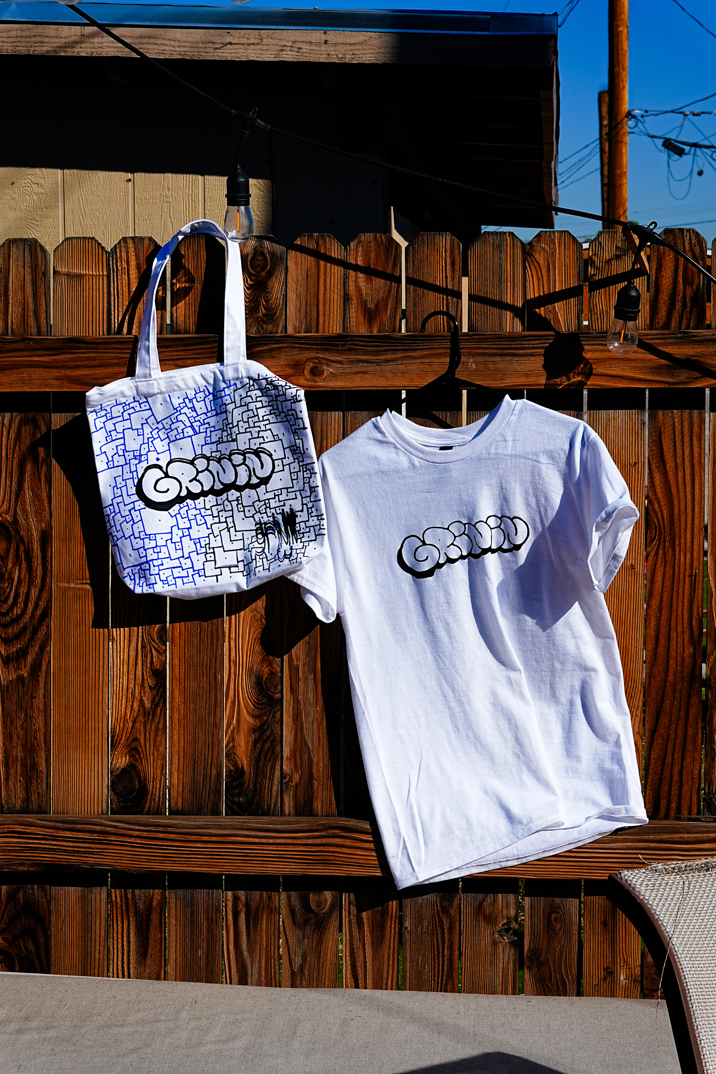 Grinin "THEY'RE ALWAYS WATCHING" Tote Bag