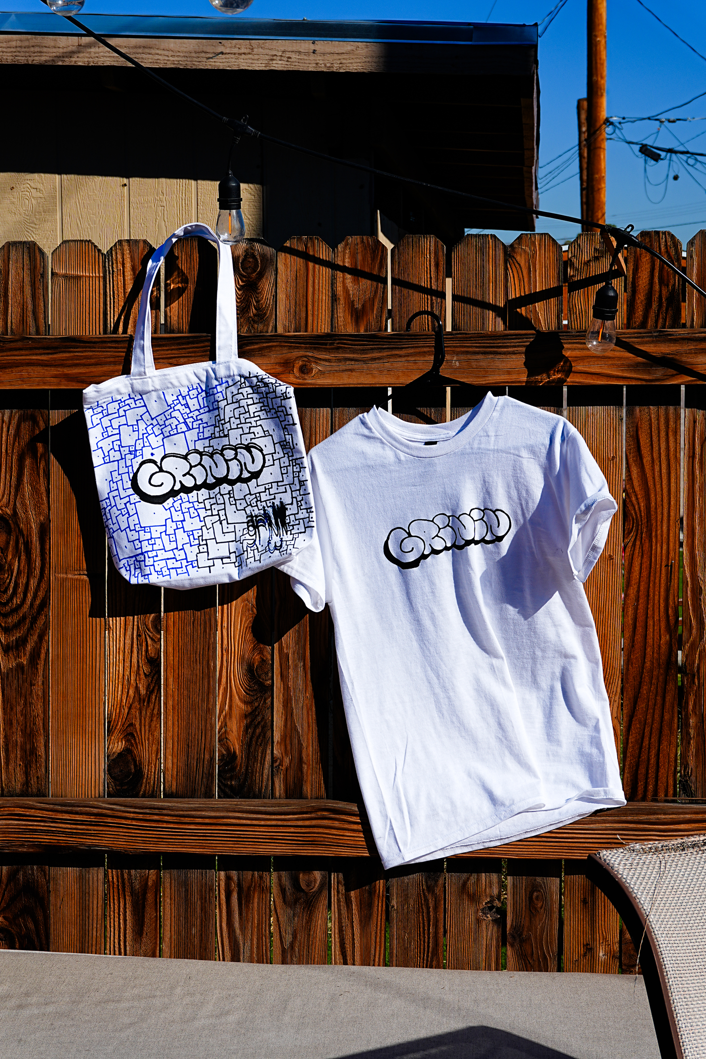 Grinin "THEY'RE ALWAYS WATCHING" Tote Bag