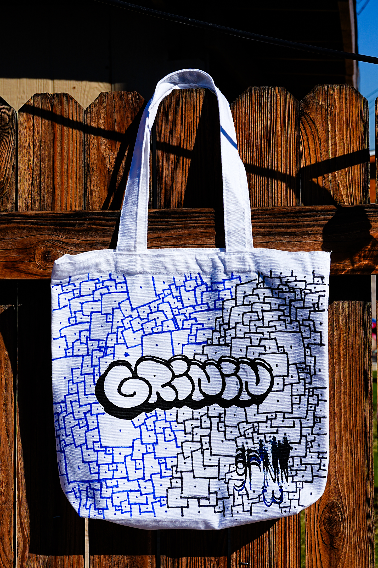 Grinin "THEY'RE ALWAYS WATCHING" Tote Bag