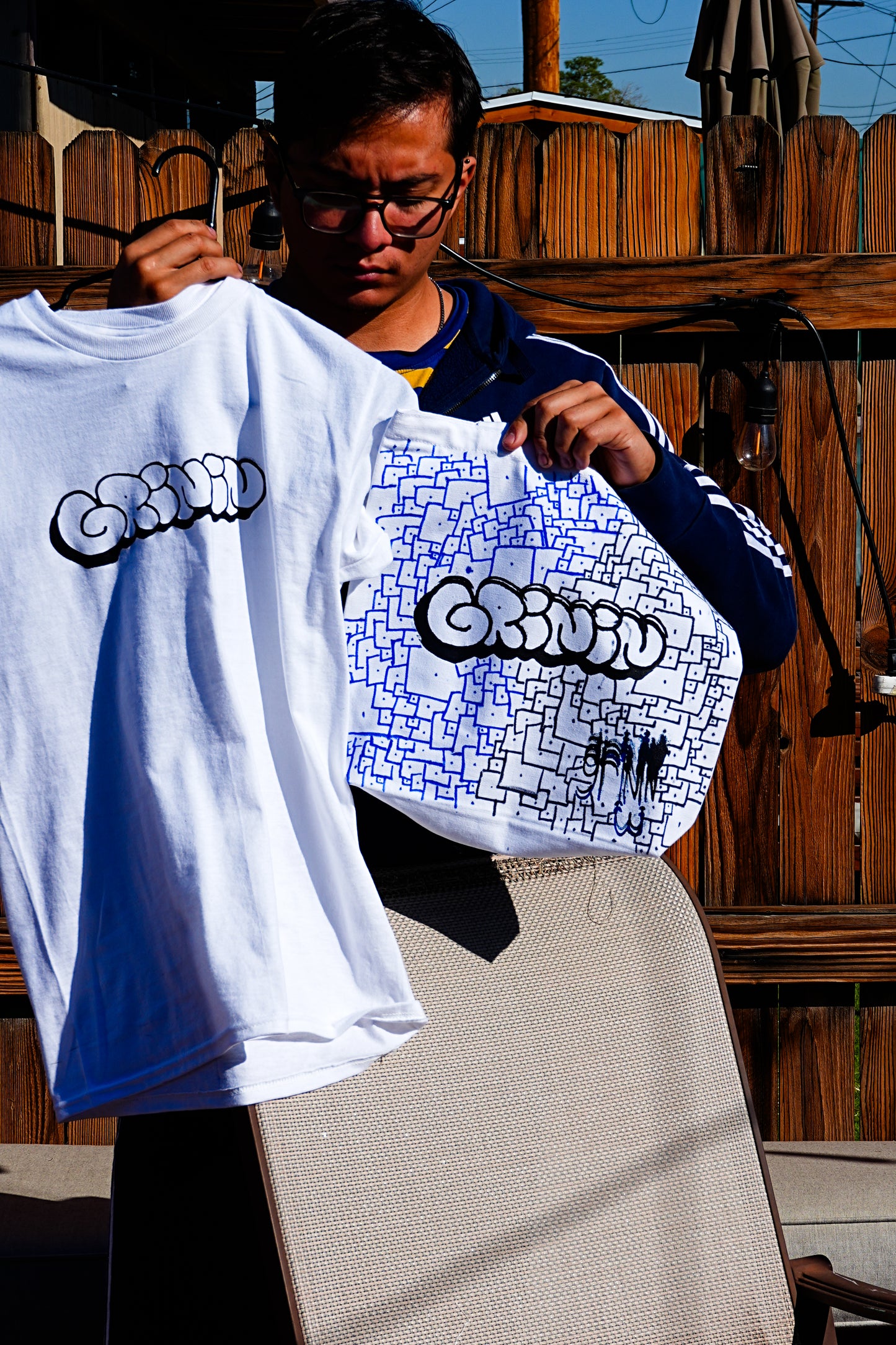 Grinin "THEY'RE ALWAYS WATCHING" Tote Bag