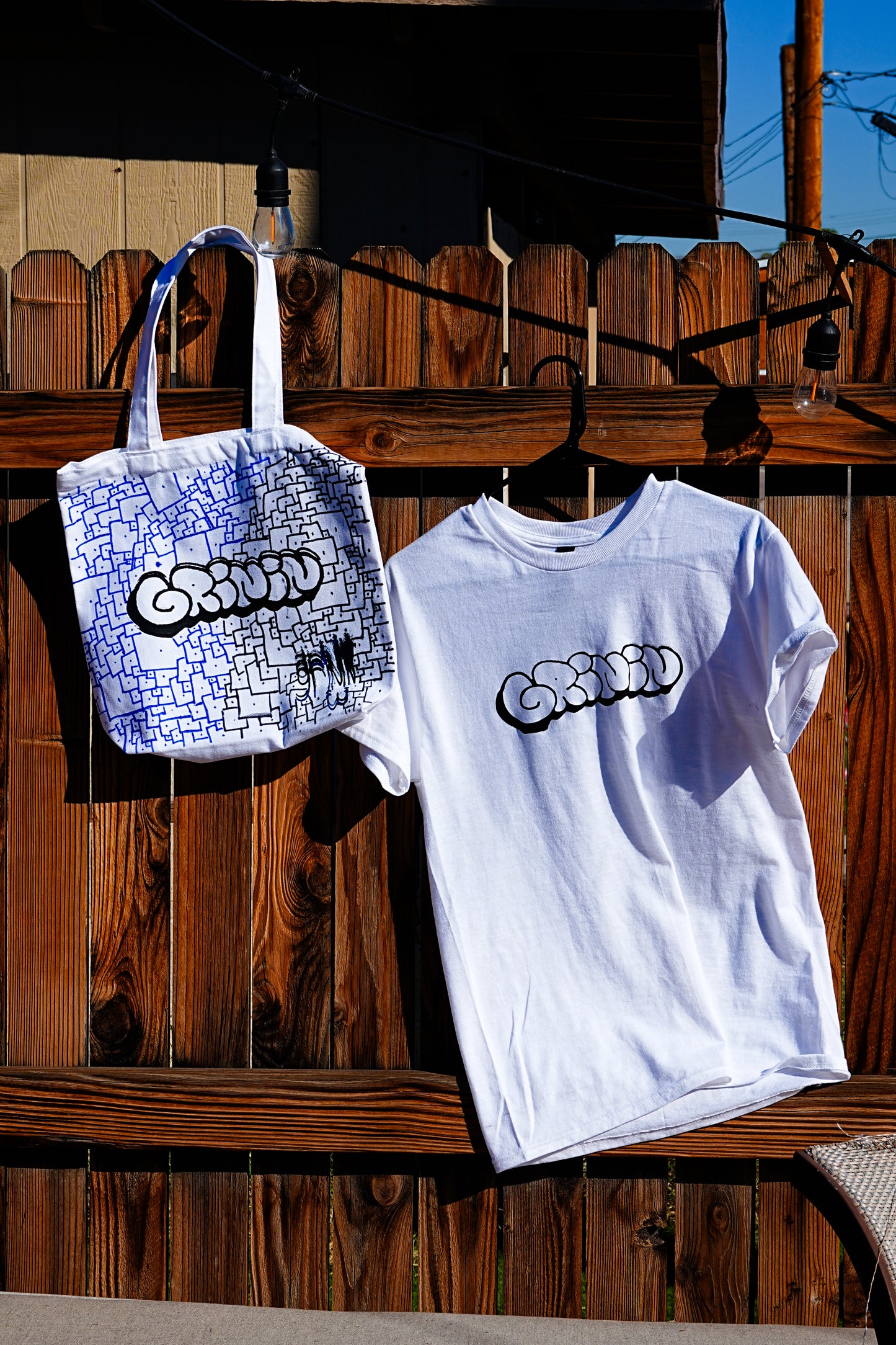 Grinin "THEY'RE ALWAYS WATCHING" Tote Bag