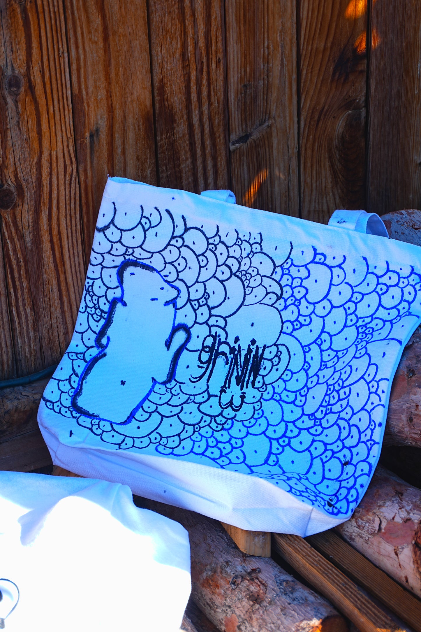 Grinin "THEY'RE ALWAYS WATCHING" Tote Bag