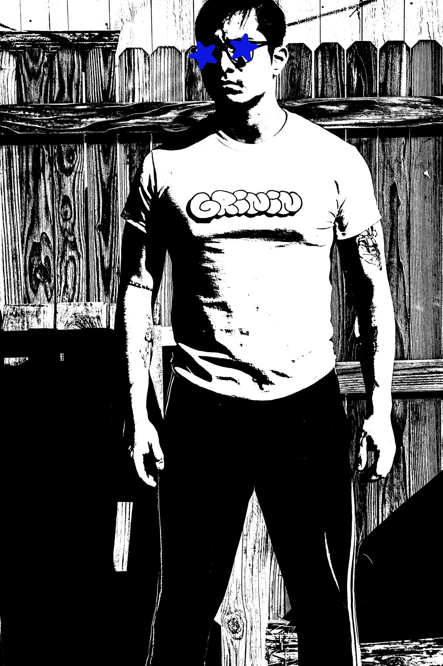 ᯓ★ˎˊ˗Grinin White T-Shirts ᯓ★ˎˊ˗