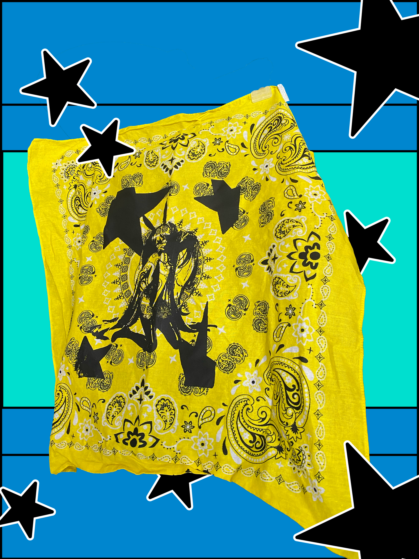 Yellow Miku Bandanna ( ˶°ㅁ°)!! ˶°ㅁ°)!!🥬( ˶°ㅁ°)!!🥬( ˶°ㅁ°)!!🥬
