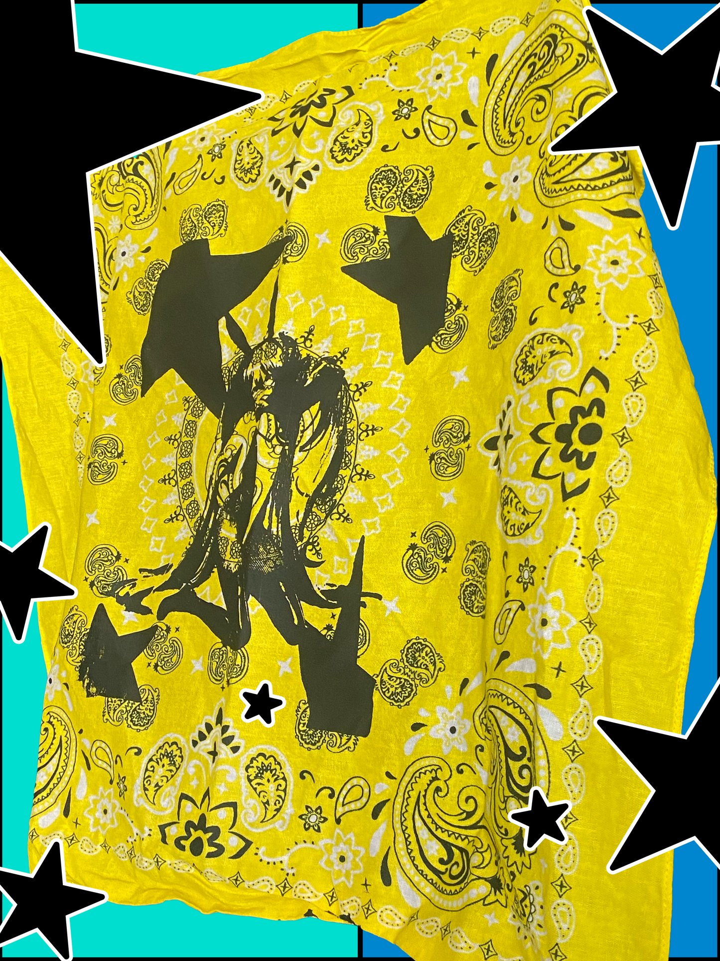 Yellow Miku Bandanna ( ˶°ㅁ°)!! ˶°ㅁ°)!!🥬( ˶°ㅁ°)!!🥬( ˶°ㅁ°)!!🥬